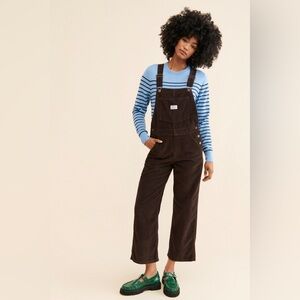 Levi’s brown corduroy overalls